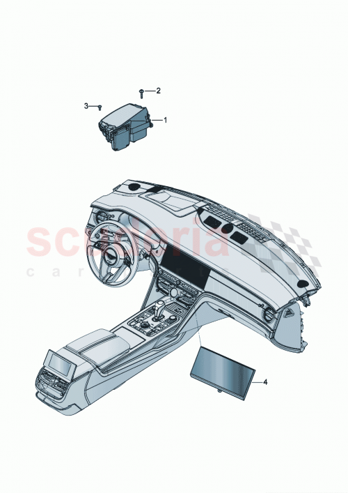 Part Diagram for Bentley 3SC 919 608 A