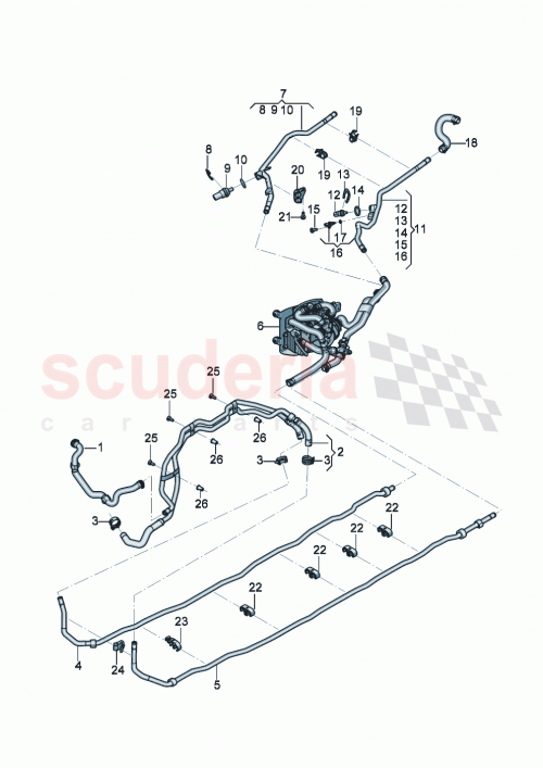 Part Diagram for Bentley 3SE820028A