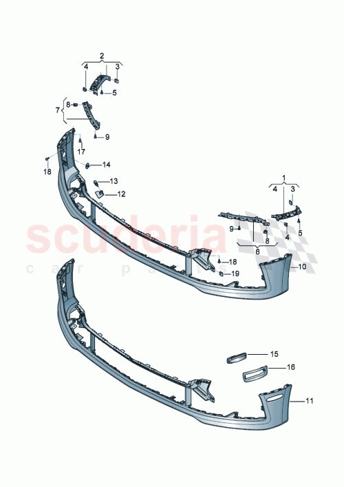 Part Diagram for Bentley 3SE807859B