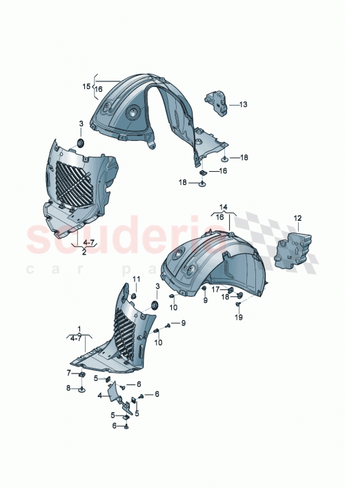 Part Diagram for Bentley 3SE 810 982 A