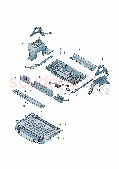 Part Diagram for Bentley 3SE 804 826 C