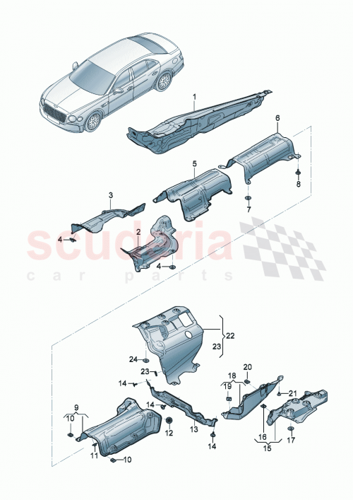 Part Diagram for Bentley 3SE 804 168