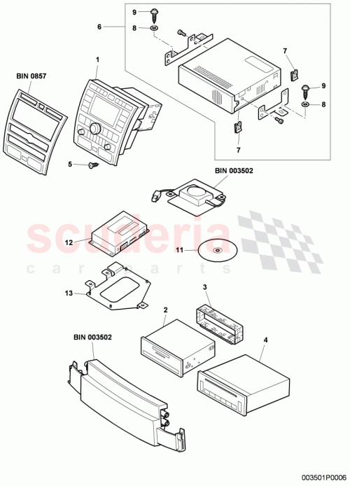 Part Diagram for Bentley 3D0 919 148