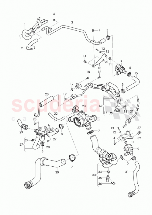 Part Diagram for Bentley 7P121070AQ