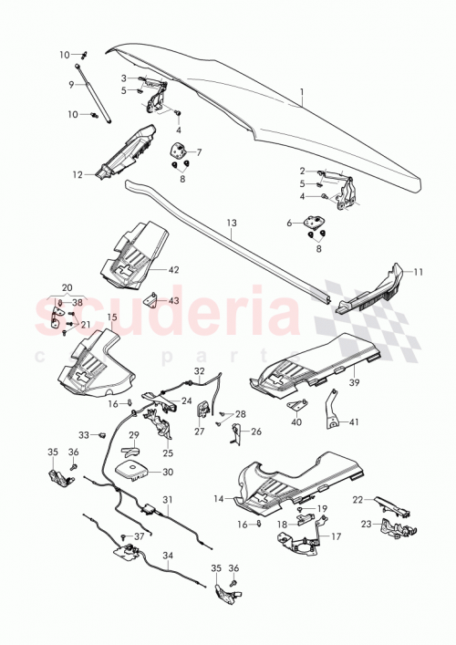 Part Diagram for Bentley 4M0 823 723