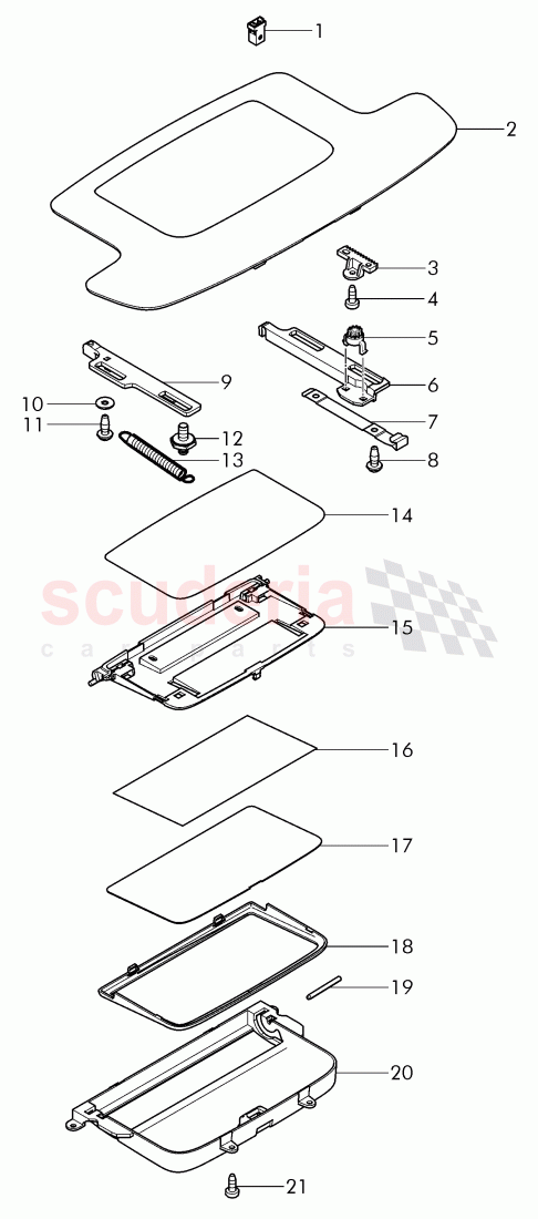 Part Diagram for Bentley 3W5 860 218 A