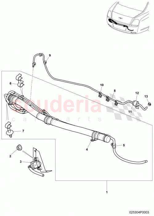 Part Diagram for Bentley N10298801