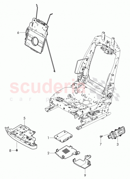 Part Diagram for Bentley 4W0 959 760 A