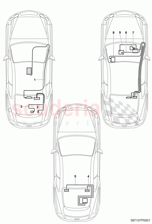 Part Diagram for Bentley 3W0035723