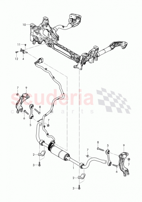 Part Diagram for Bentley 4M0411023AL