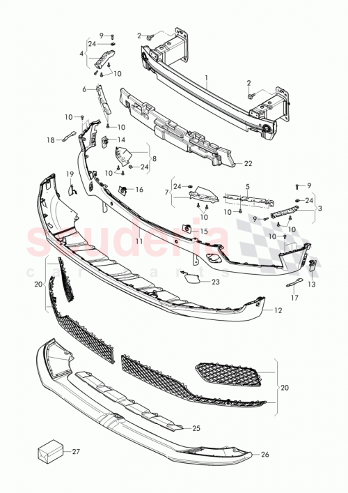 Part Diagram for Bentley 36A 071 753
