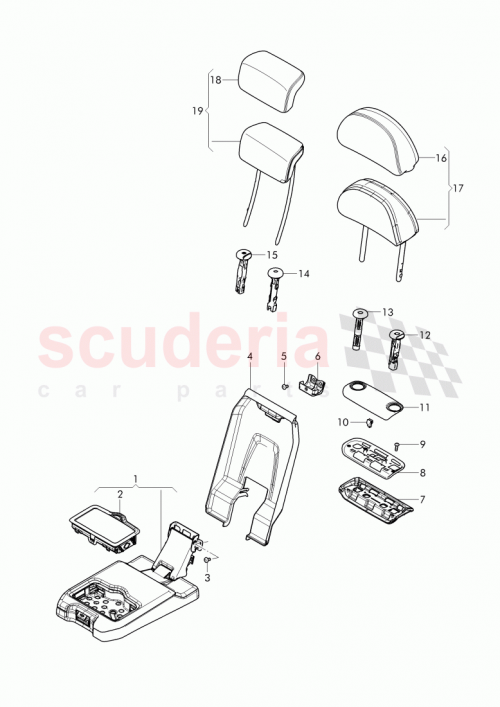 Part Diagram for Bentley 36A 885 970 D