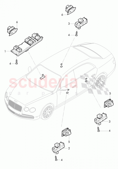 Part Diagram for Bentley 3Y0962126B