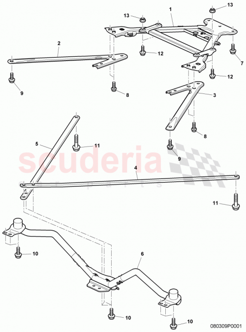 Part Diagram for Bentley 3W7 823 183 G