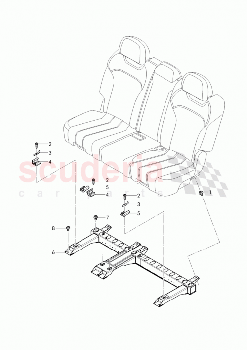 Part Diagram for Bentley 8E0 881 347 E