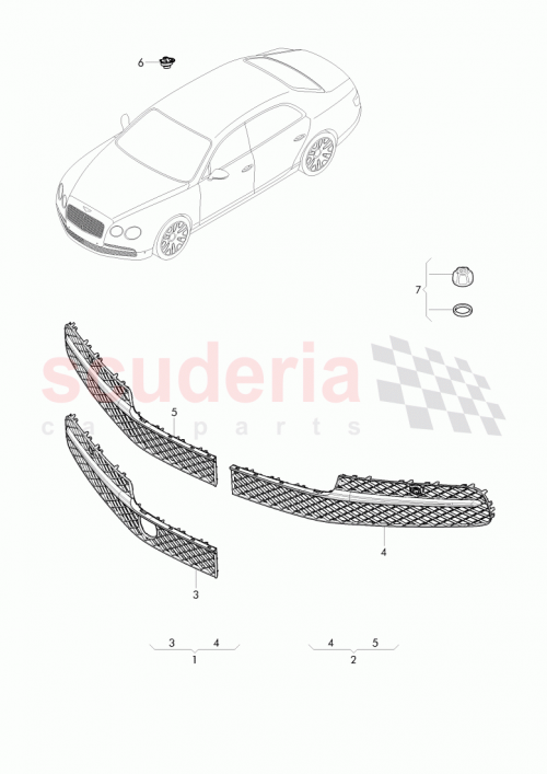 Part Diagram for Bentley JNV 807 667 D