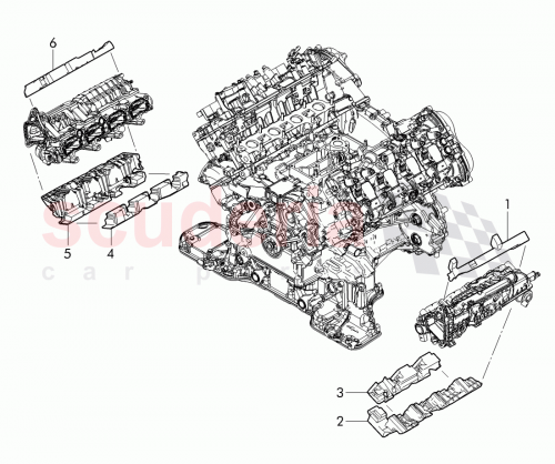 Part Diagram for Bentley 079 133 876 B