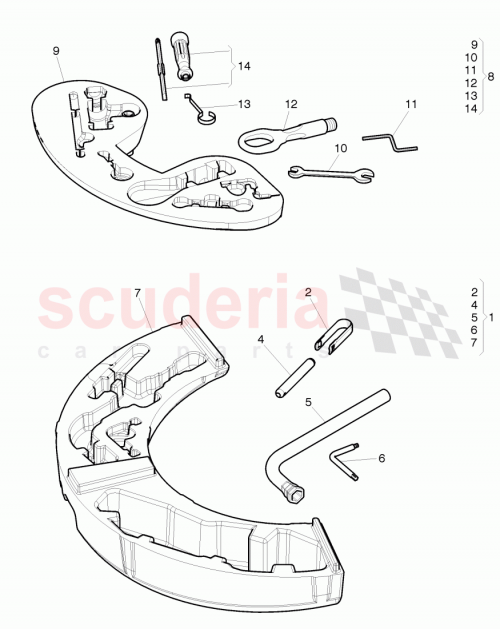 Part Diagram for Bentley 3W0 012 021 L