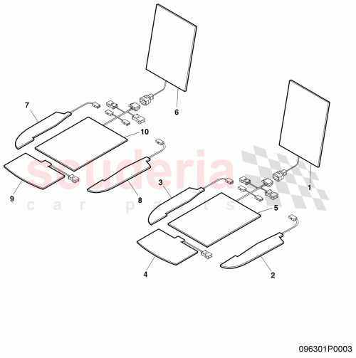 Part Diagram for Bentley 3W5963552BB