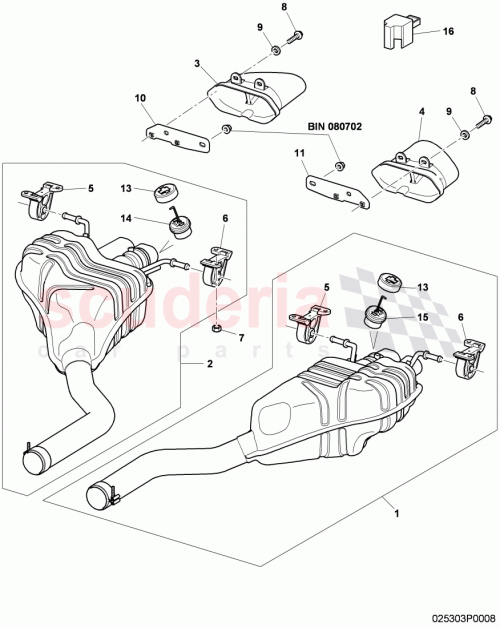 Part Diagram for Bentley 3W3 253 609 AD