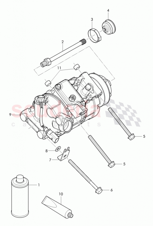 Part Diagram for Bentley 4H0 260 805 H