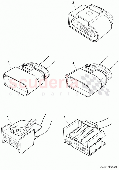 Part Diagram for Bentley 6X0973717