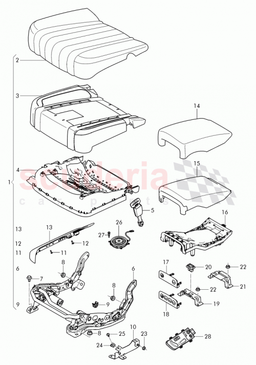 Part Diagram for Bentley 4W0 885 315