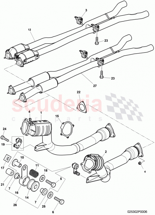 Part Diagram for Bentley 3W5253702B