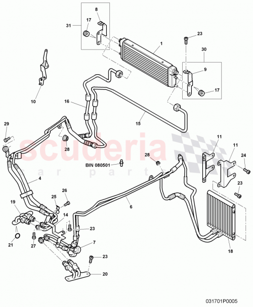 Part Diagram for Bentley 3W0317848C