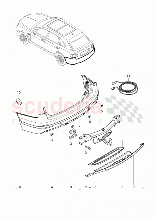 Part Diagram for Bentley 36A 092 155