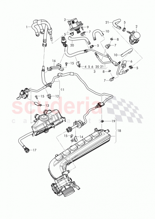 Part Diagram for Bentley 06H906051K