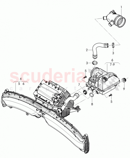 Part Diagram for Bentley 079 103 210 K