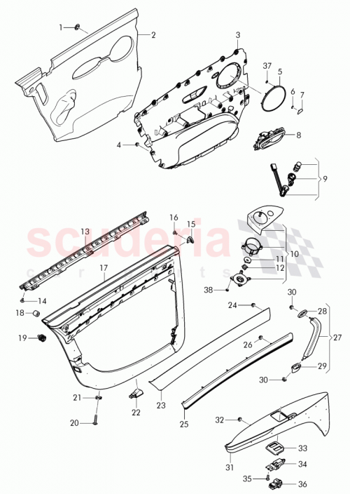 Part Diagram for Bentley 4W0 868 551