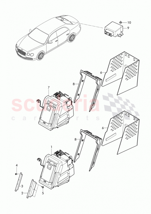 Part Diagram for Bentley 4W0 862 103 E