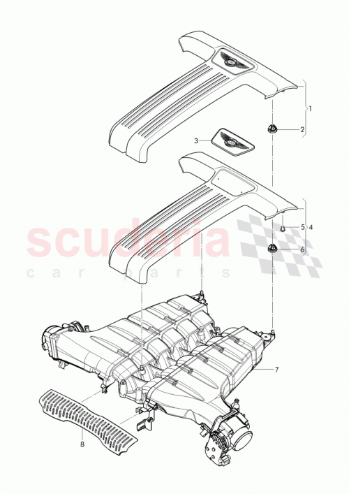 Part Diagram for Bentley 07C 103 925 AQ