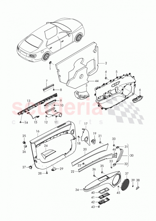 Part Diagram for Bentley N10473401