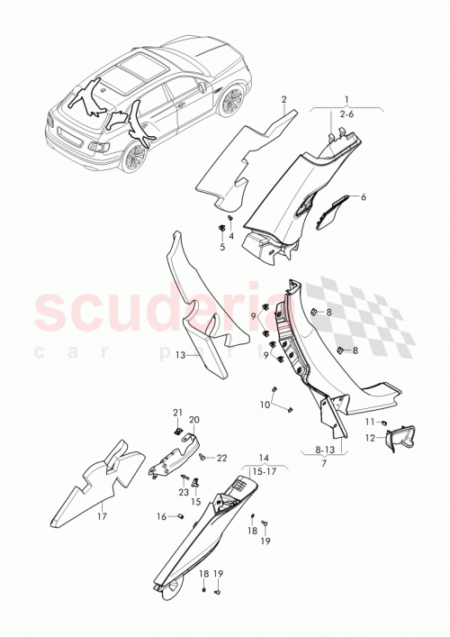 Part Diagram for Bentley 36A 857 895
