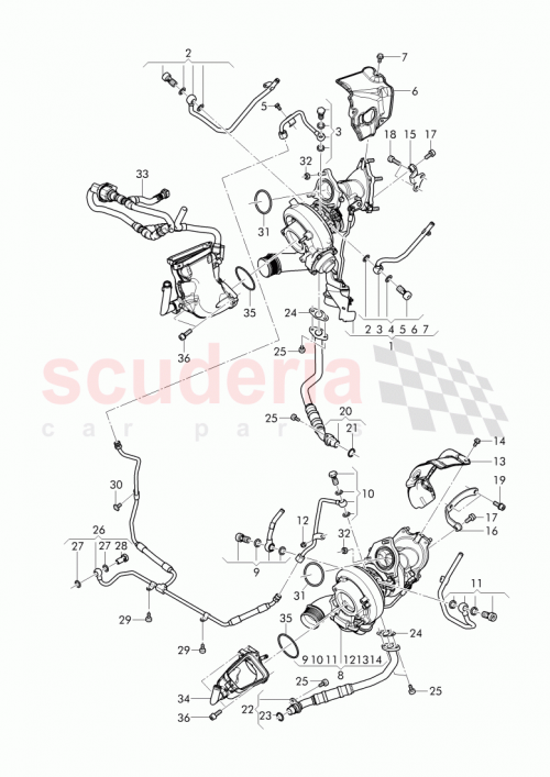 Part Diagram for Bentley 07C 145 736 C