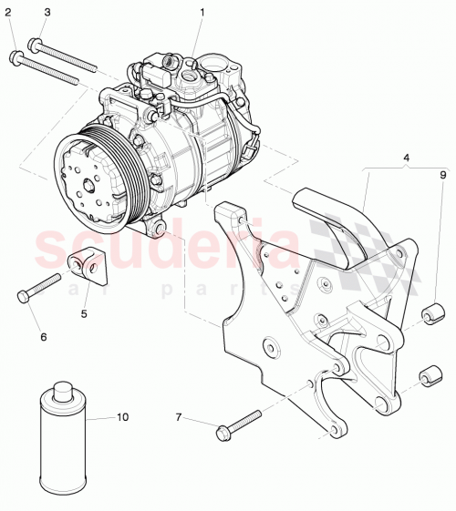 Part Diagram for Bentley 3Y0820803A
