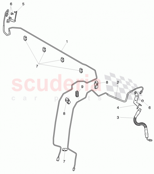 Part Diagram for Bentley 3W7611846