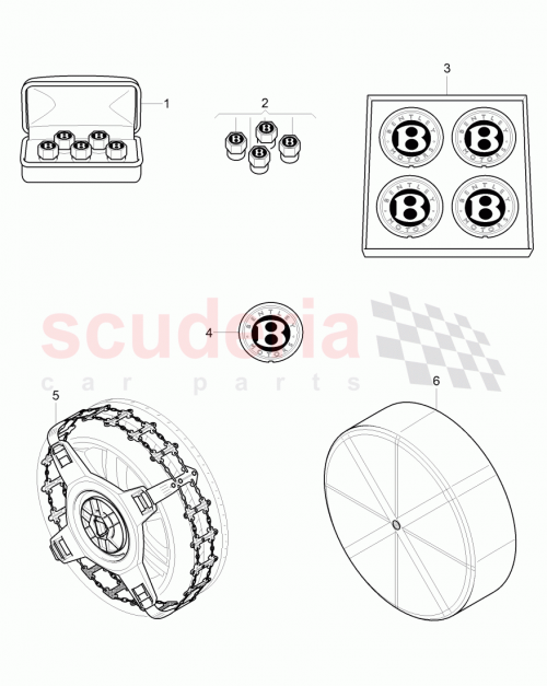 Part Diagram for Bentley JNV 601 171