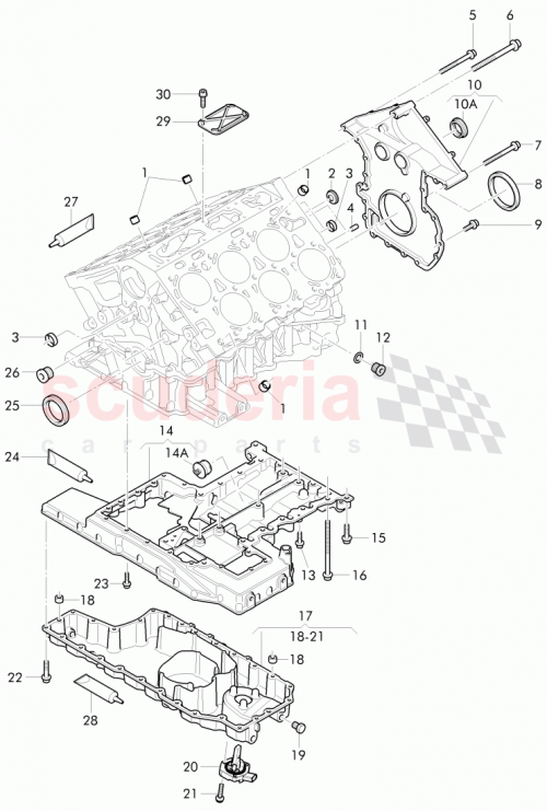 Part Diagram for Bentley 022103498A