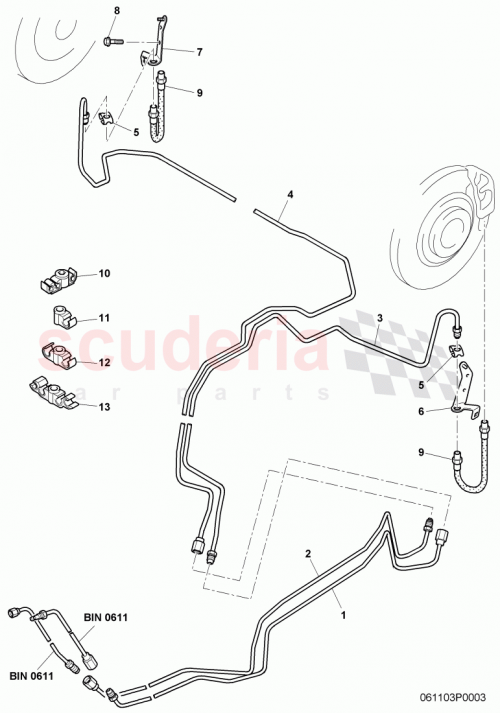 Part Diagram for Bentley 3W0611775C