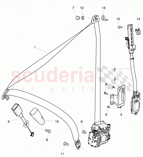 Part Diagram for Bentley 3Y5857755D