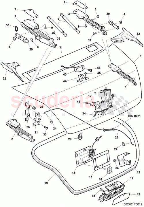 Part Diagram for Bentley N91007002