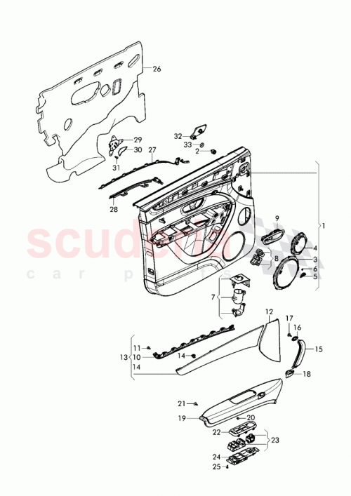 Part Diagram for Bentley 36C 867 950 A