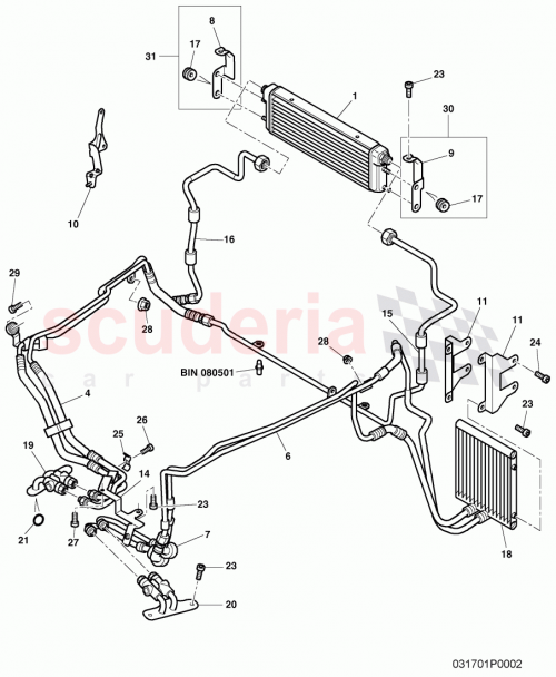 Part Diagram for Bentley 3W0317837C