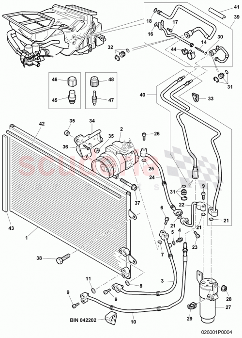 Part Diagram for Bentley 3W0260701P