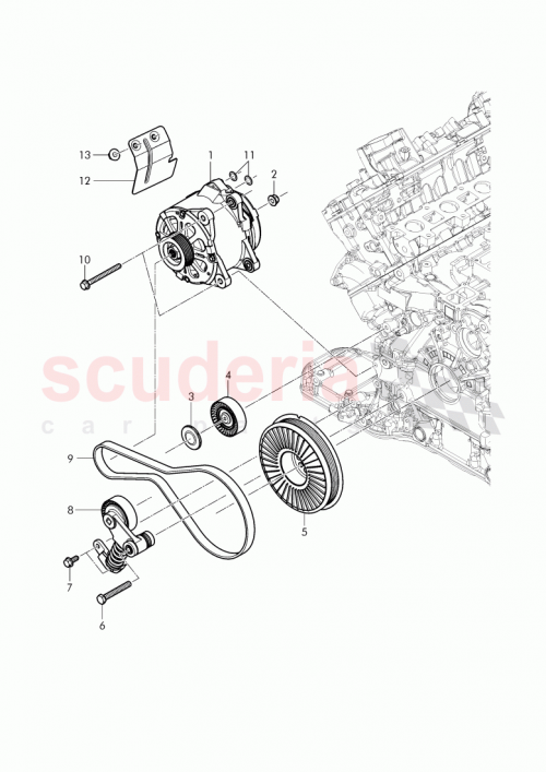 Part Diagram for Bentley 079 903 343