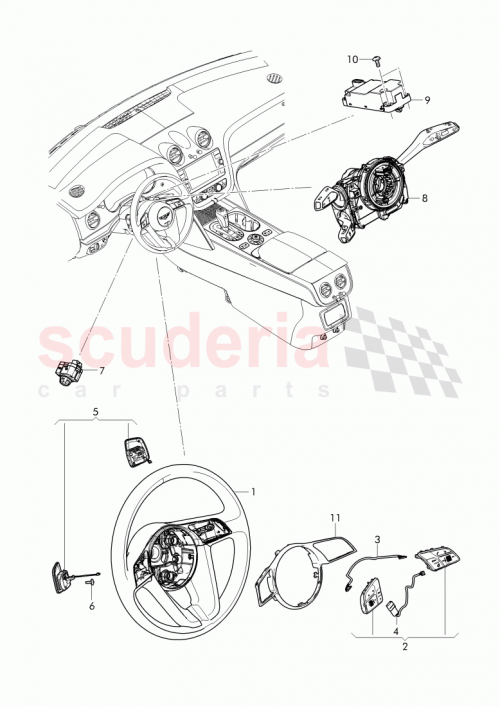Part Diagram for Bentley 4M0 971 589 B
